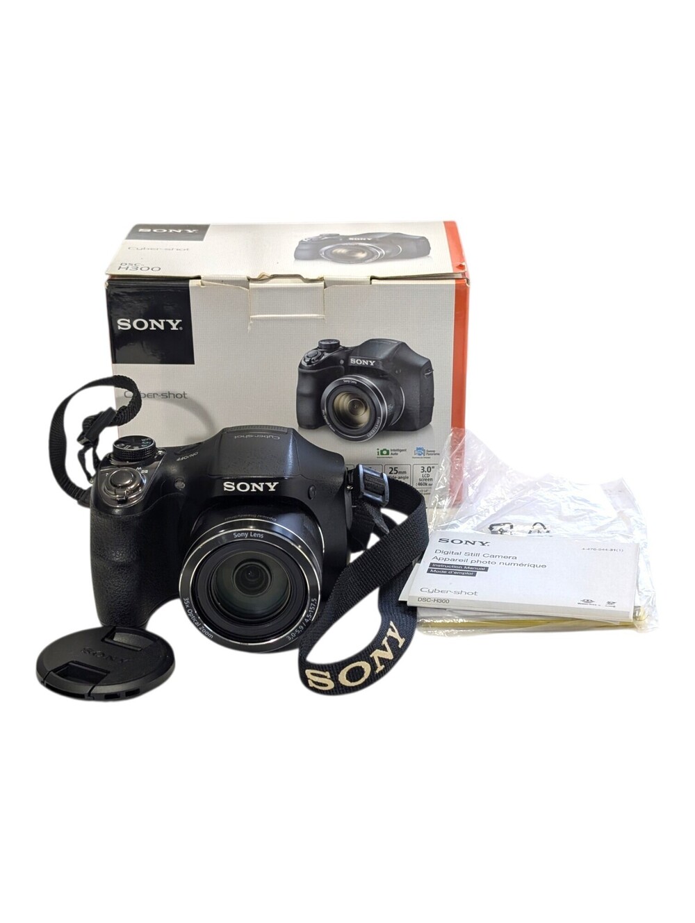 Sony Cyber-shot DSC-H300 20.1MP Digital Camera 16GB SD Box Tested USA Duty Paid